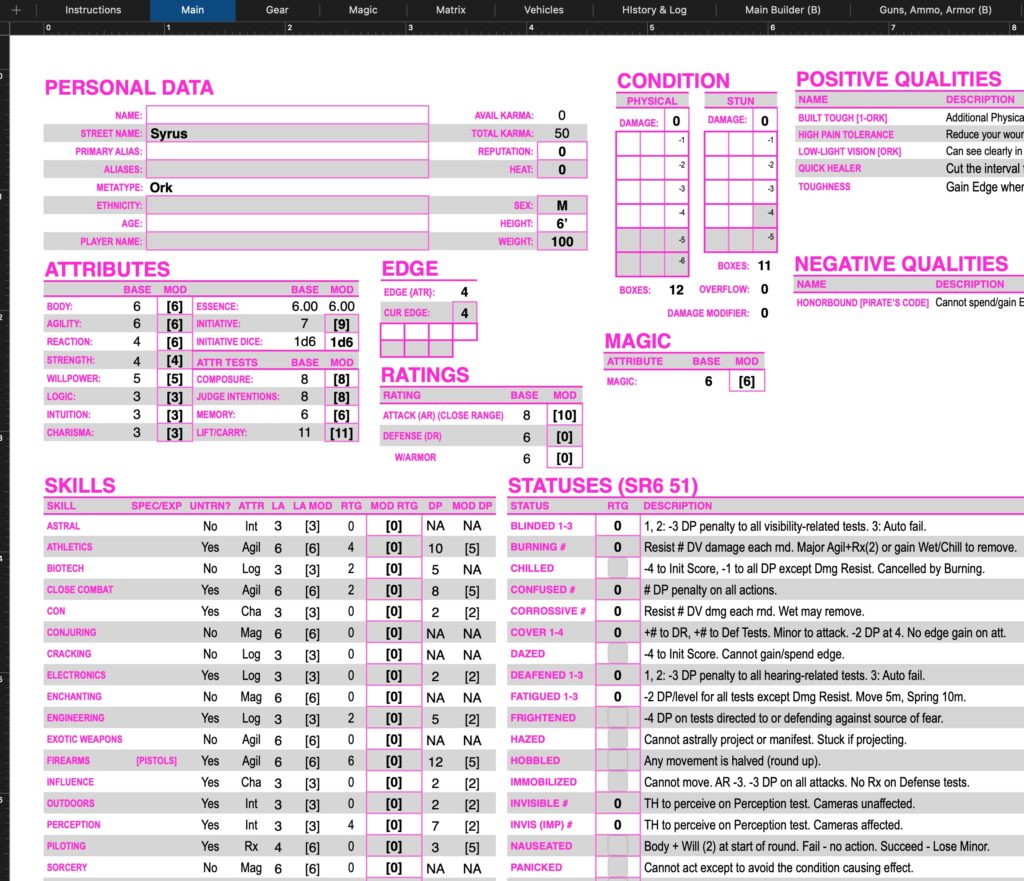 GM Resources  Runner Smurf's Shadowrun Site